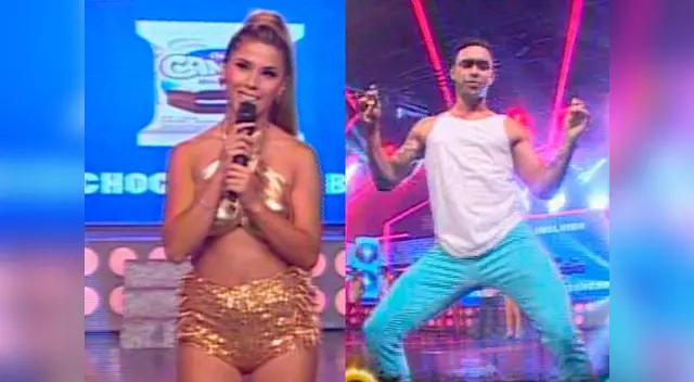 Diego Chávarri se movió al ritmo del totó. 