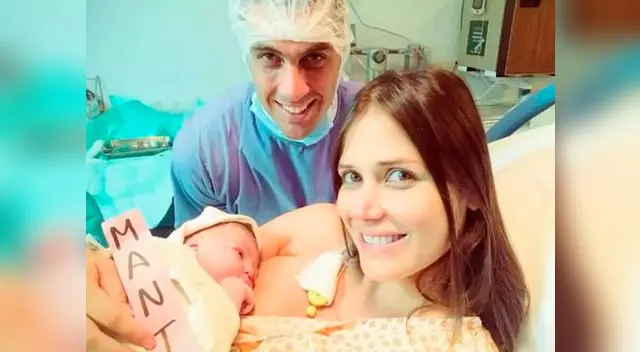 Maju Mantilla muestra en sociedad al nuevo miembro de su familia.