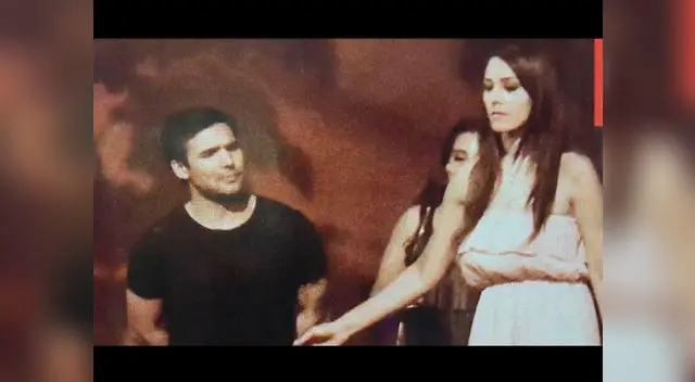 Los nuevos esposos habrían tenido su primera pelea en público. Los nuevos esposos habrían tenido su primera pelea en público.