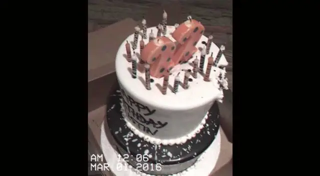 Torta de Justin Bieber.