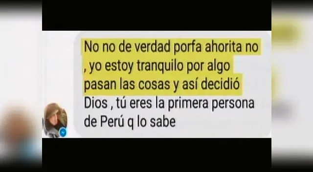 Coto revela penoso estado sobre Siddiqa Sozahdah.