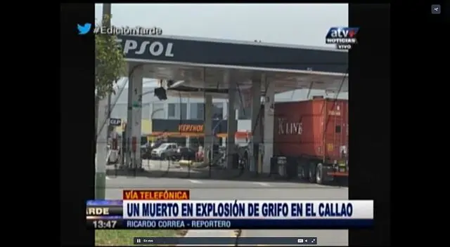 Se confirmó que el muerto continúa dentro del grifo Repsol. 