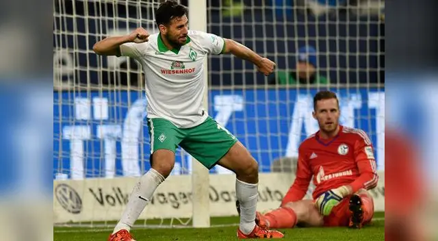Claudio Pizarro anota 'hat trick' y el Werder Bremen le gana 4-1 al Bayer Leverkusen
