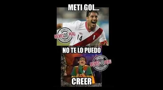Meme de Claudio Pizarro Meme de Claudio Pizarro