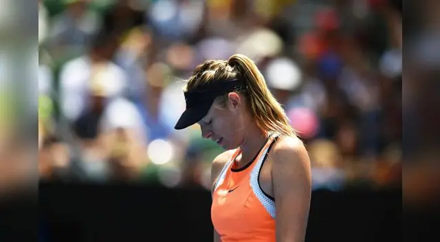 La bella tenista afronta el momento más difícil de su carrera