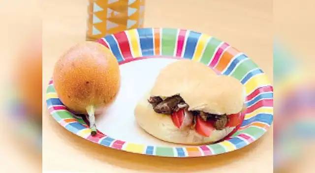 Sandwich de hígado.