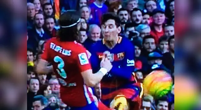 Brasileño Filipe Luis explicó jugada que tuvo con la Pulga.