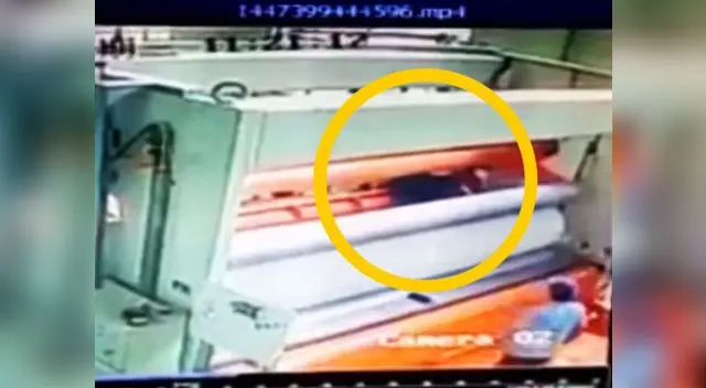 El hombre perdió la vida al instante. El hombre perdió la vida al instante.