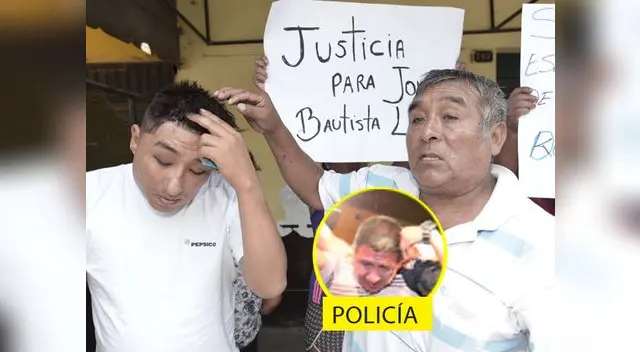 El agredido muestra las huellas de la violencia del policía que lo atacó con la cacha de su pistola.