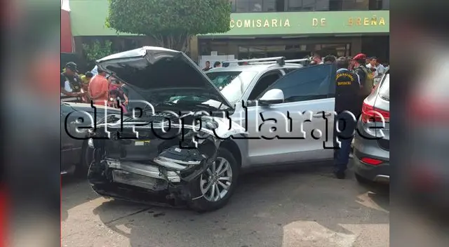 Vehículo fue llevado a la Comisaría de Breña
