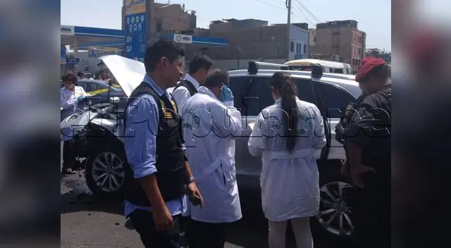 Los policías fueron heridos en la persecución.