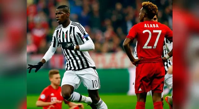 Pogba abrió el marcador a los 5 minutos