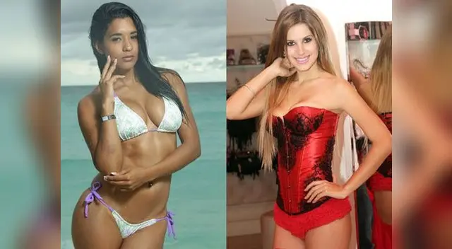 Modelos posaron para el mismo lente fotográfico.