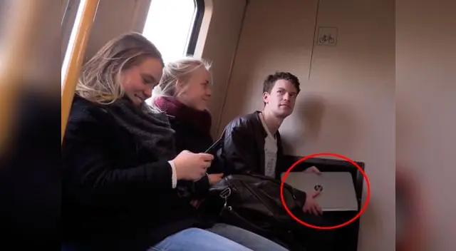 Las personas no dejaron de reírse del muchacho.