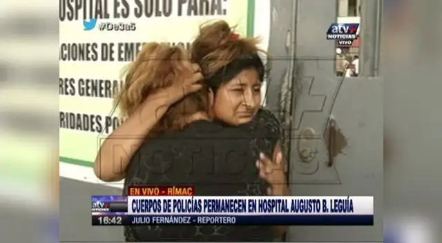 Familiares y viudas de los dos policías muertos piden justicia