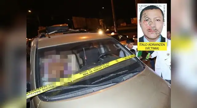 En este vehículo se desplazaba vigilante.