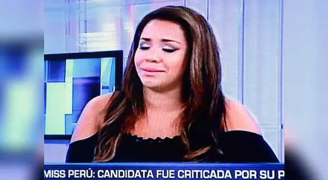 Mirella Paz no soportó las burlas y lloró en vivo