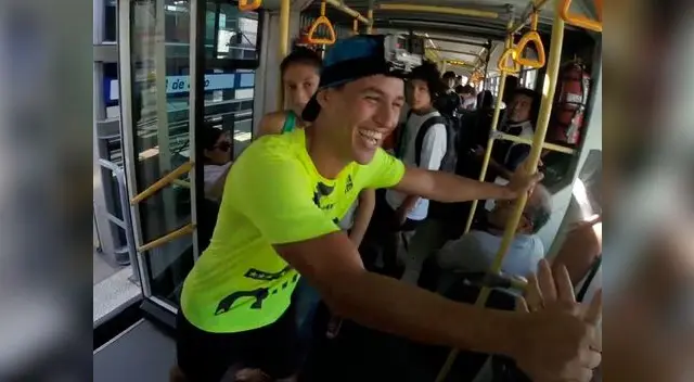 Puso a prueba su destreza física Puso a prueba su destreza física