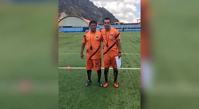 Torres junto a su preparador físico Víctor Salinas Torres junto a su preparador físico Víctor Salinas