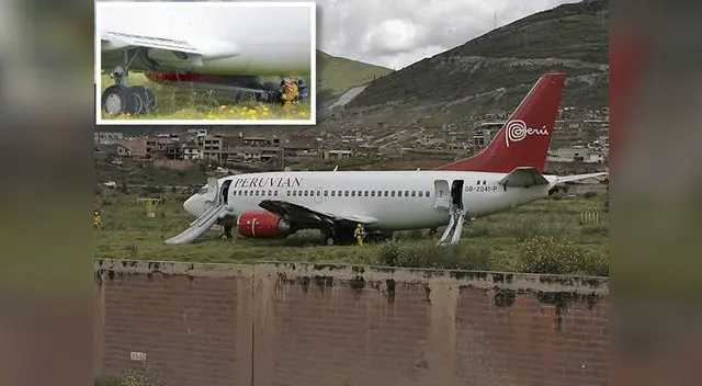 Nave terminó a 150 metros de la pista de despegue Nave terminó a 150 metros de la pista de despegue