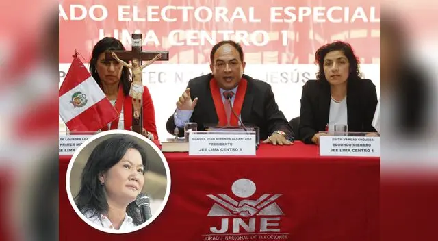 Keiko Fujimori espera el fallo del JEE para apelar si es excluida. Keiko Fujimori espera el fallo del JEE para apelar si es excluida.