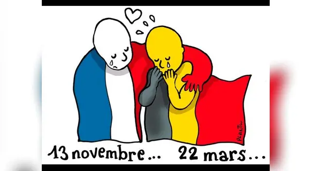 Usuarios se solidarizaron con Bélgica Usuarios se solidarizaron con Bélgica