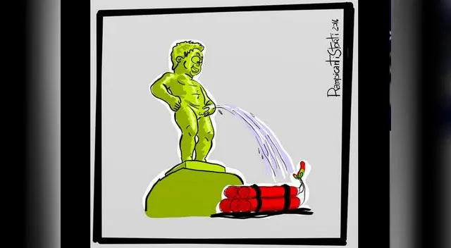 Usuarios se solidarizaron con Bélgica Usuarios se solidarizaron con Bélgica