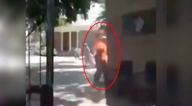 El hombre logró ser socorrido y atendido en el hospital 