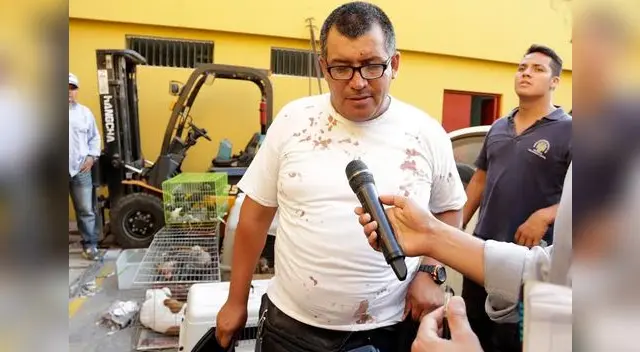 Uno de los serenos afectado por las agresiones. 