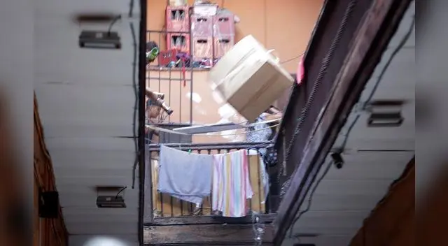 Inspectores fueron atacados desde el segundo piso. 