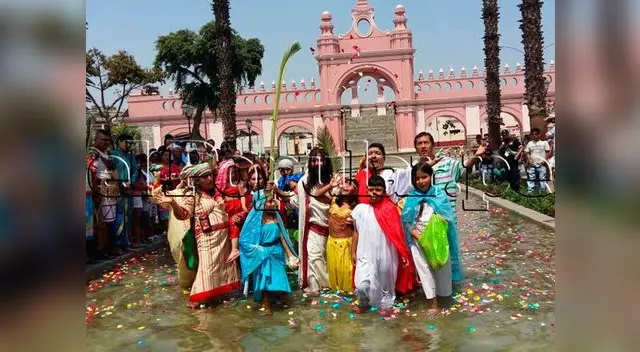 Cristo Cholo se bautizo en el Paseo de Aguas en el Rímac 