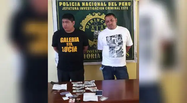 Detenidos con dinero de extorsión