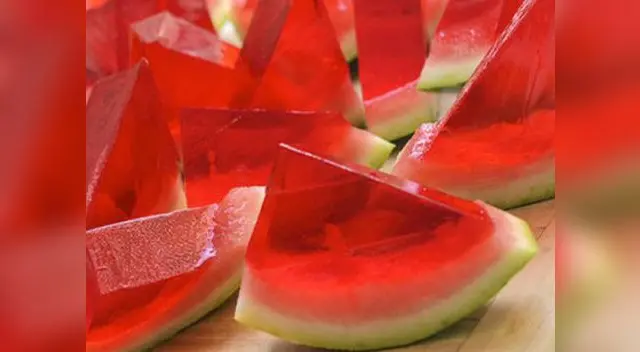 Ricas y creativos postres con forma de sandía.