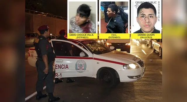 Balacera en plena Vía Expresa, al lado de estación del Metropolitano, terminó con un muerto y dos detenidos