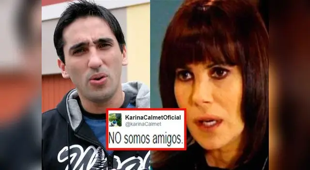Karina Calmet contra postura de César Ritter