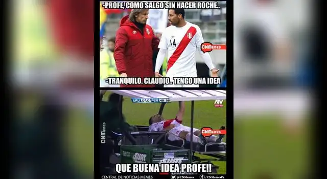 Claudio Pizarro en memes.