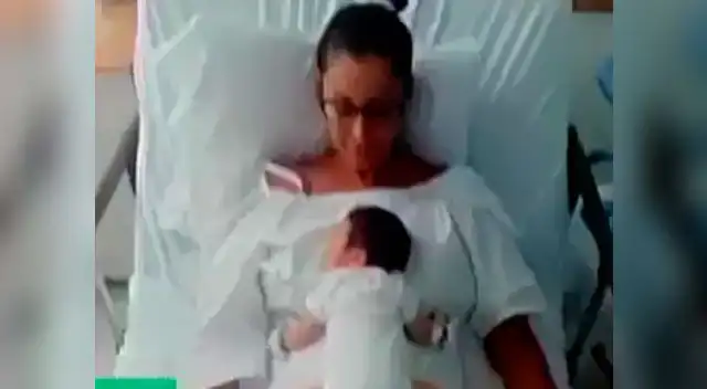 Pareja presentó a su primer hijo en común