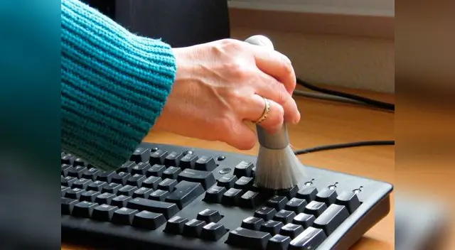 Limpieza de teclado.