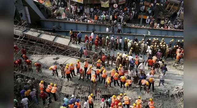 Vista aérea del fatal accidente 