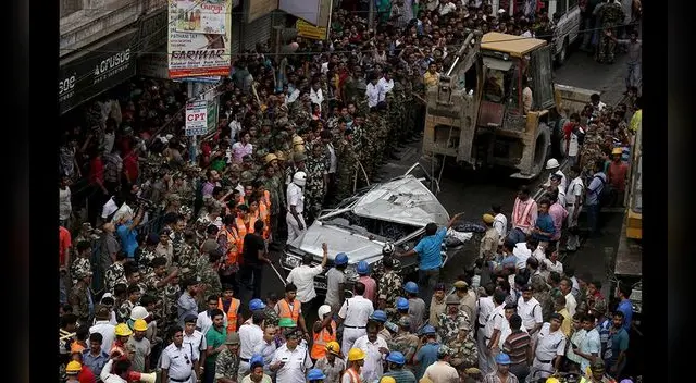 Población consternada