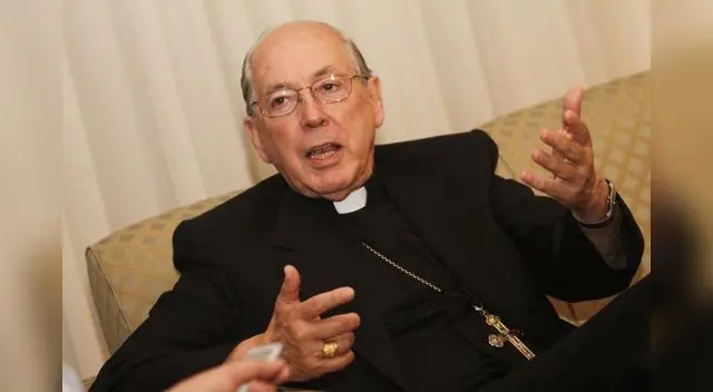 El cardenal Juan Luis Cipriani reveló la cifra que percibe. 