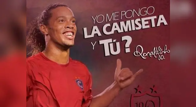 Ronaldinho lucirá la camiseta de Cienciano.