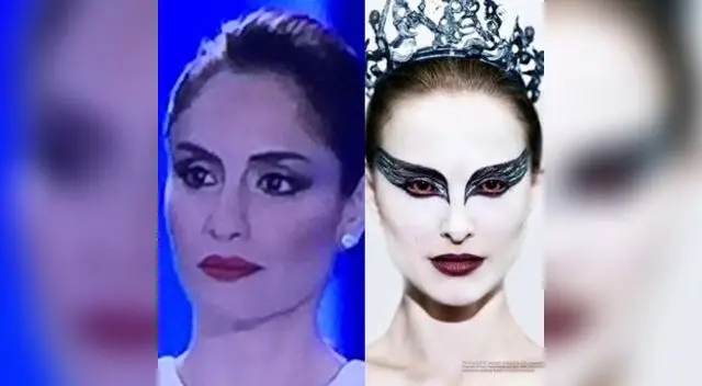 Mávila Huertas con un peculiar maquillaje