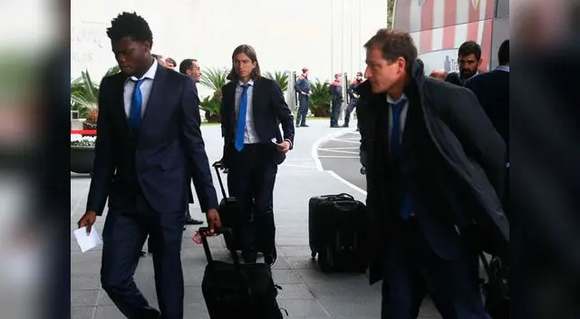 Atlético de Madrid ya está en Barcelona.