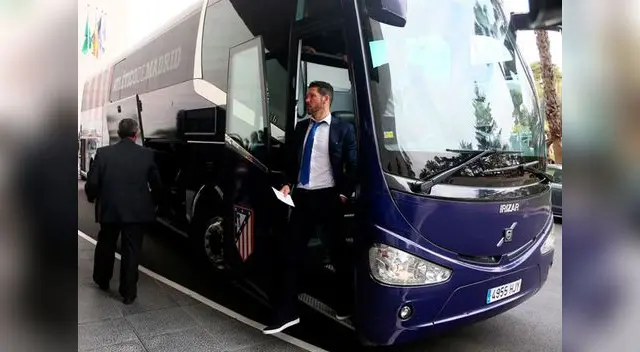 Atlético de Madrid ya está en Barcelona.