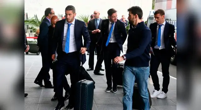 Atlético de Madrid ya está en Barcelona.