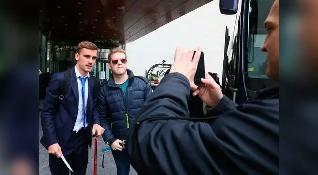 Atlético de Madrid ya está en Barcelona.