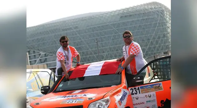 Raúl Orlandini en la ceremonia de premiación.