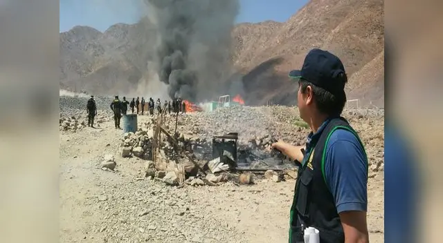 Fiscalía realizó un operativo en zona de Nasca