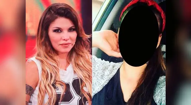 Angie Jibaja luce un rostro cambiado